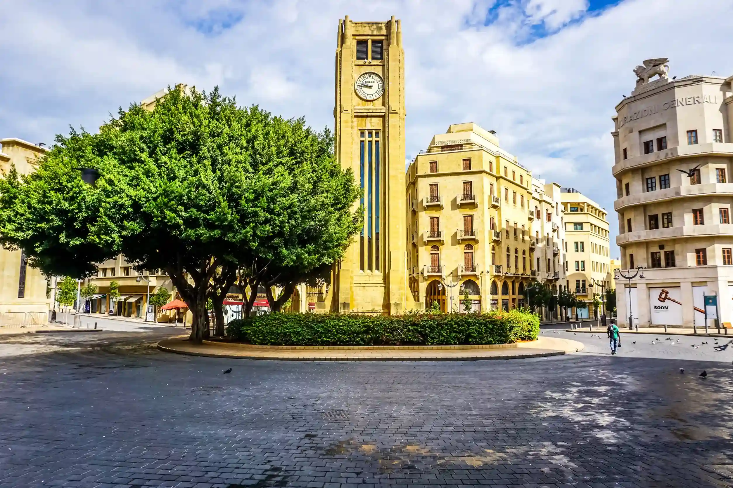 beirut place de l etoile nijmeh square street clock tower