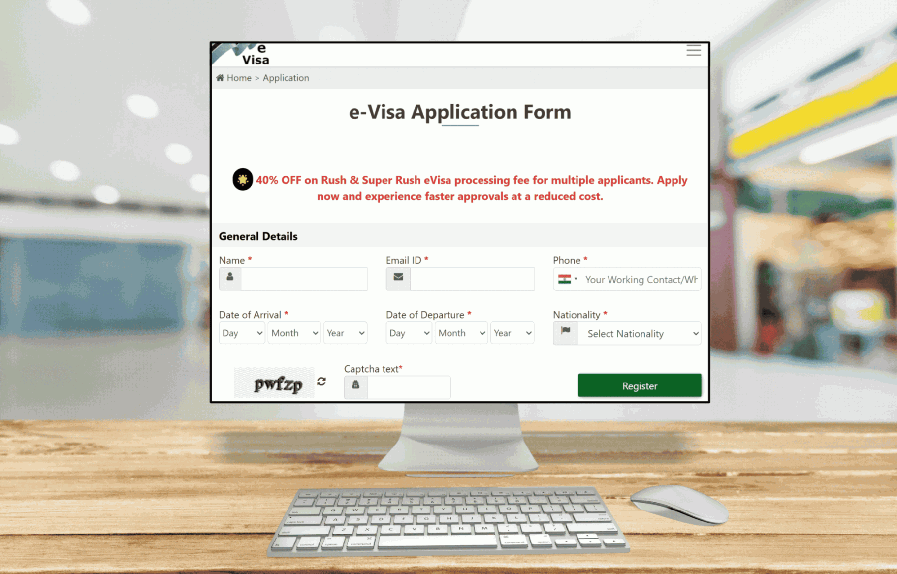 Botswana Diplomatic Evis Application