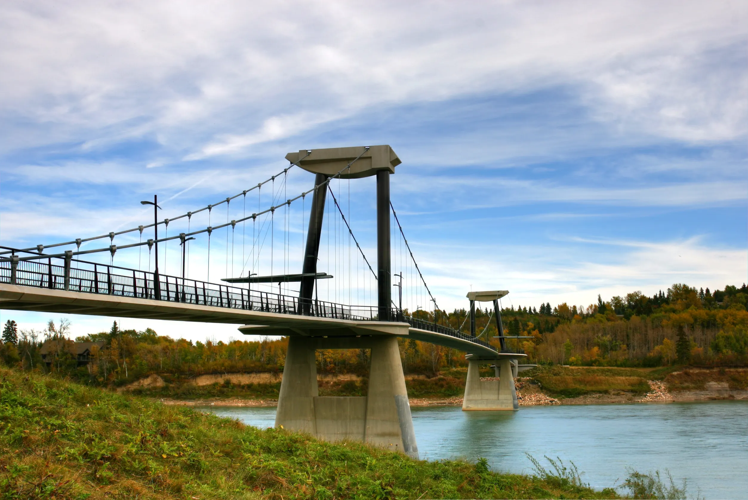 saskatchewan river footbridge