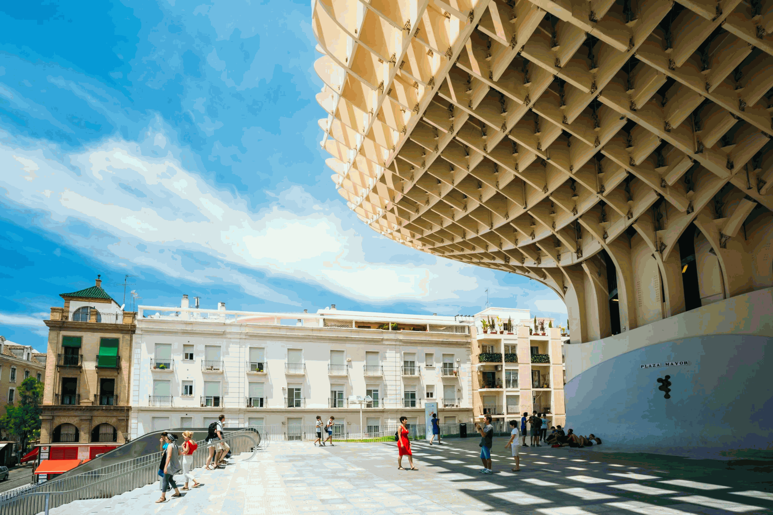 the metropol parasol museum in seville spain