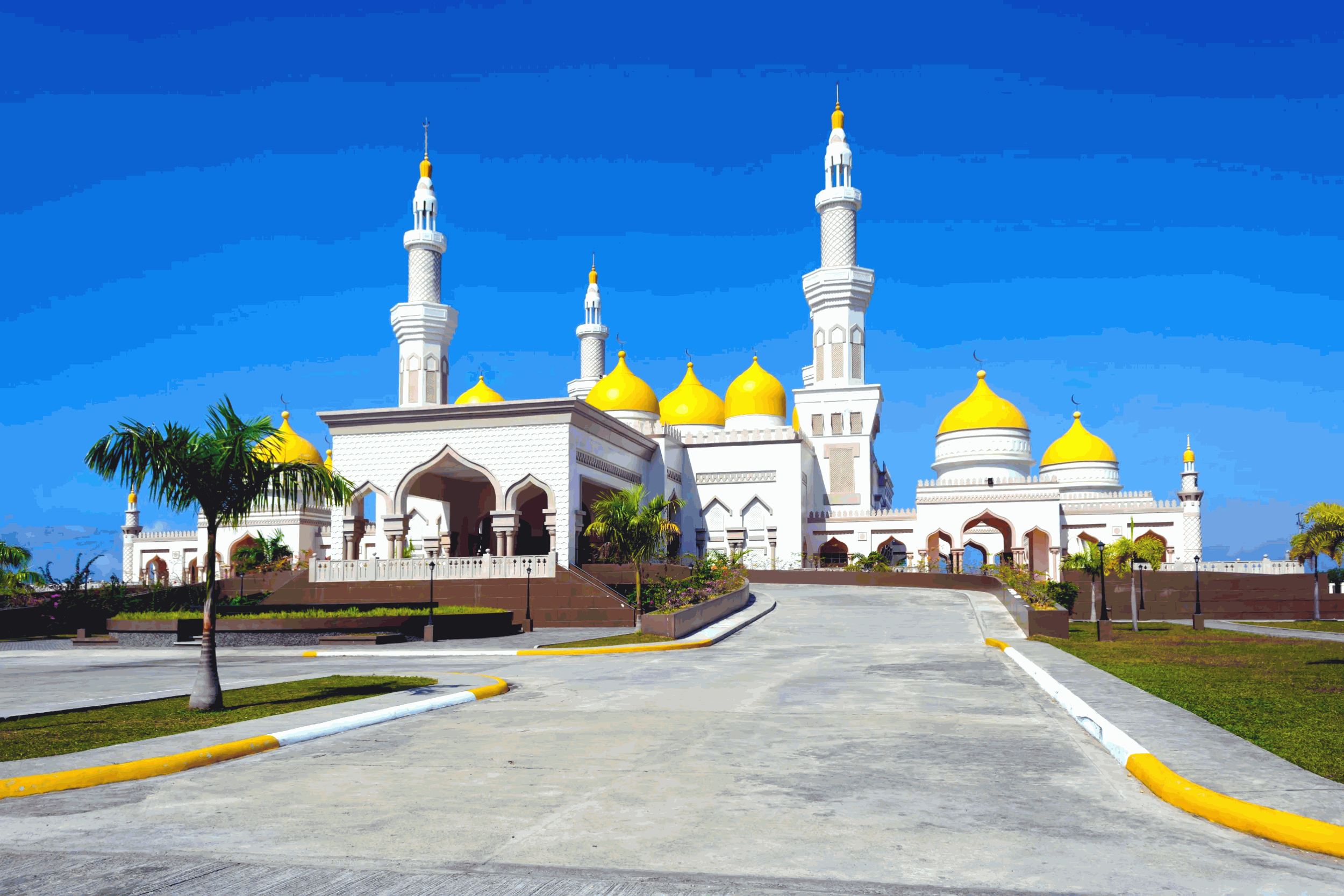 the new grand mosque in cotobato southern philippines
