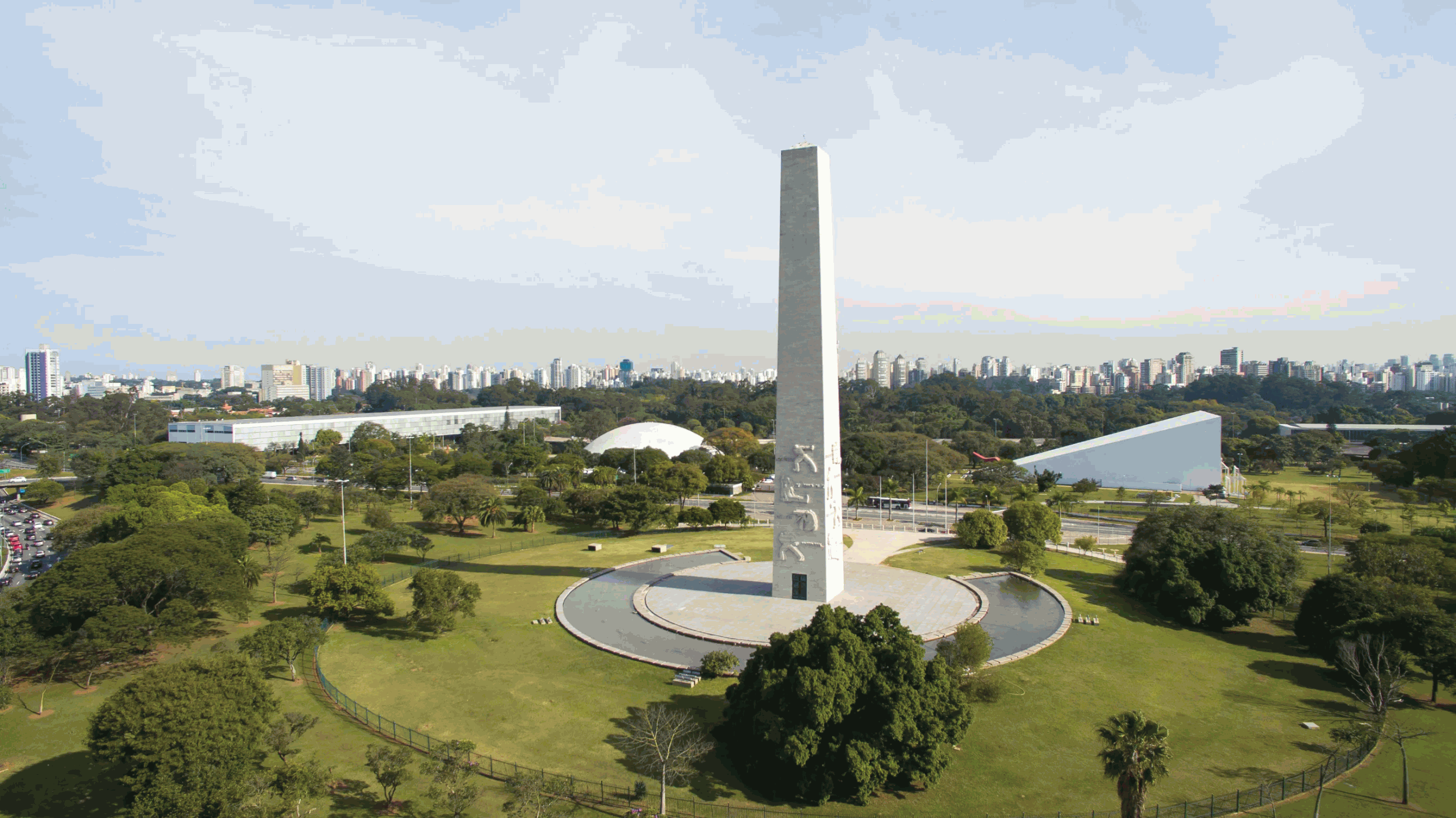 the world war monument in sao paulo brazil