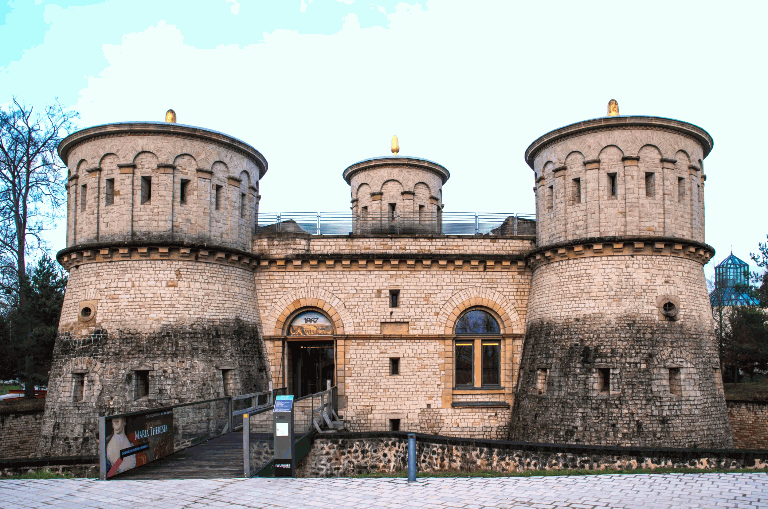 view of the fort thungen in luxembourg city luxembourg